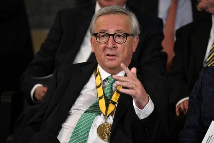 EU leaders met to haggle over top jobs, including for the post of European Commission President Jean-Claude Juncker