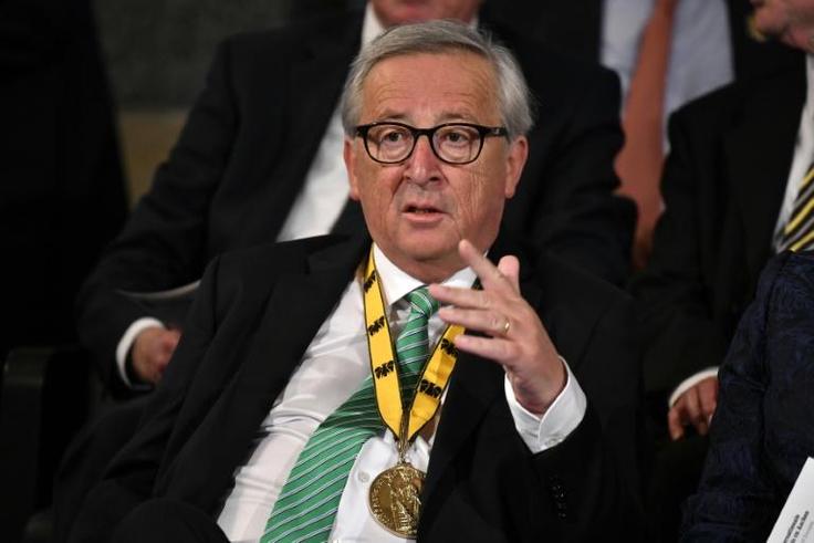 EU leaders met to haggle over top jobs, including for the post of European Commission President Jean-Claude Juncker
