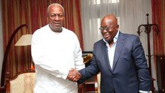 John Mahama and Akufo-Addo