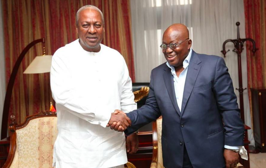 John Mahama and Akufo-Addo