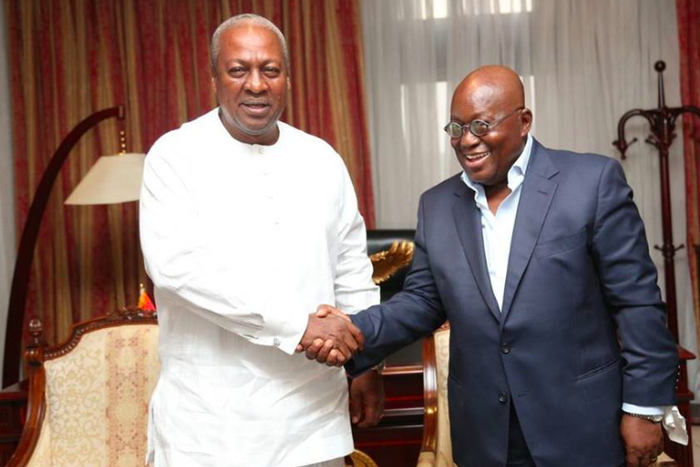 John Mahama and Akufo-Addo