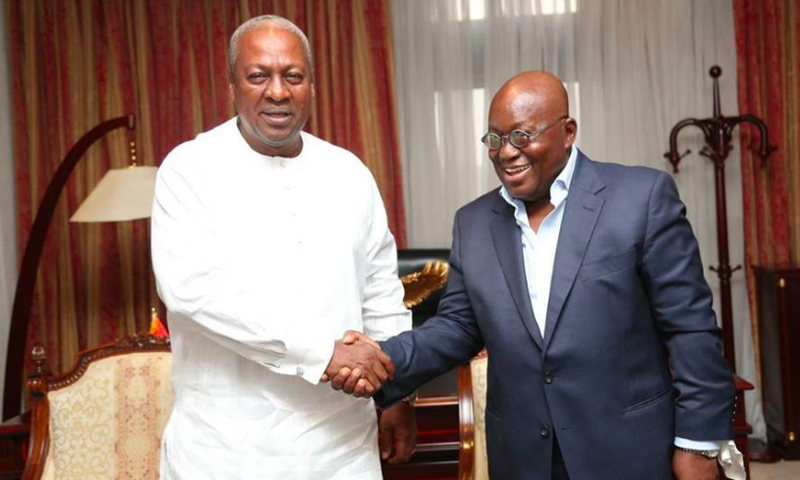 John Mahama and Akufo-Addo