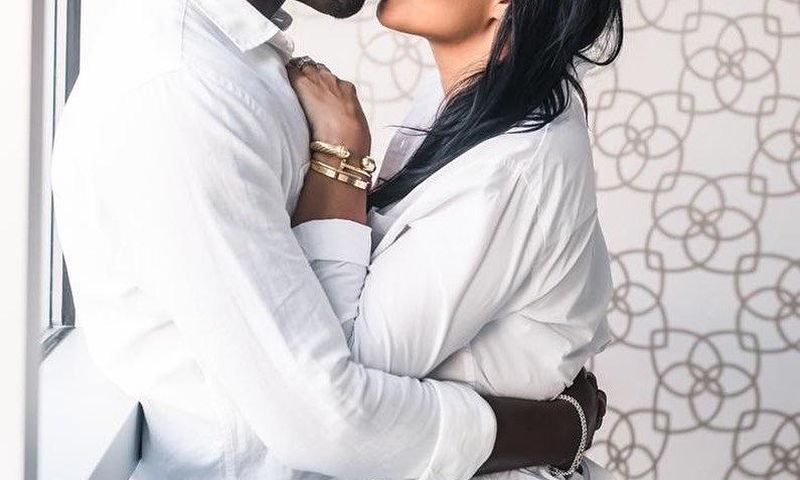 Chris Attoh and Late Wife