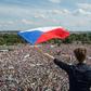 Organisers estimated that a quarter of a million protesters took to the streets of Prague