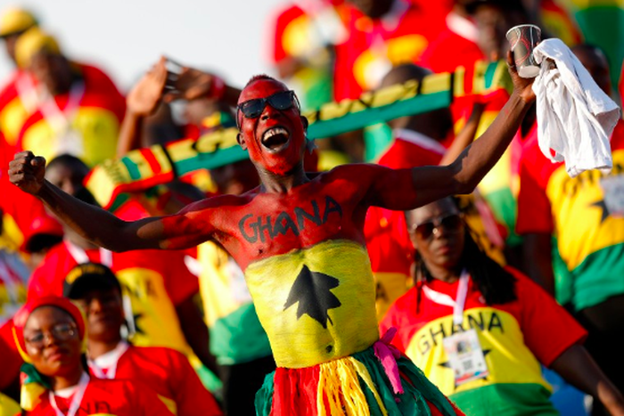 Ghanaian supports in Egypt