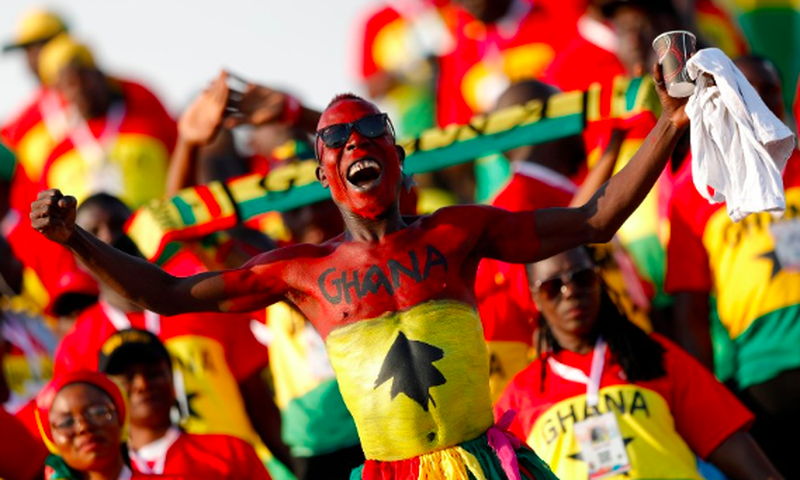 Ghanaian supports in Egypt
