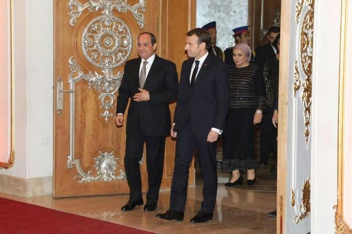 Macron visited Egypt in January, pressing Sisi on his rights record and urging him to respect freedoms