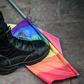 A police officer steps a rainbow flag during a 2016 LGBT protest in Turkey, where there has been a recent clampdown on pro-gay rights events