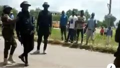 Placards against Nana Addo