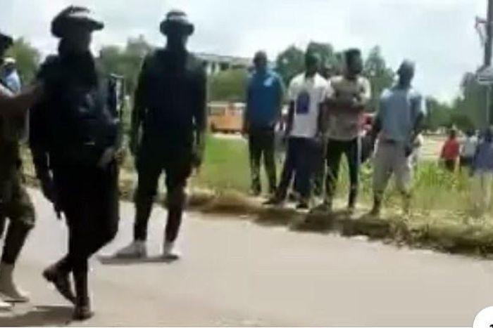 Placards against Nana Addo