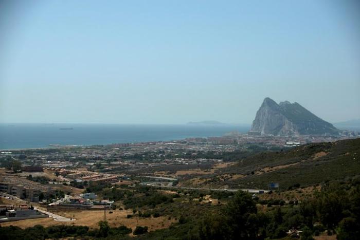 Gibraltar is a small peninsula attached to Spain that is a British territory home to around 30,000 people
