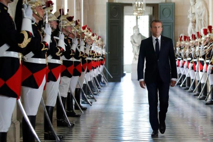 French President Emmanuel Macron has said he is happy to be the "bad guy" on Brexit