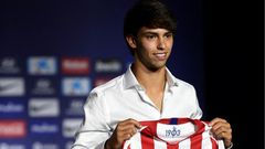 New recruit Joao Felix will wear the number 7 jersey at Atletico Madrid next season
