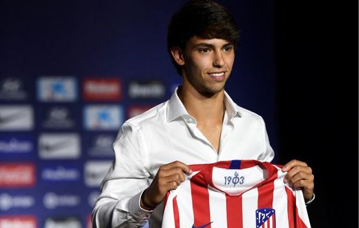 New recruit Joao Felix will wear the number 7 jersey at Atletico Madrid next season