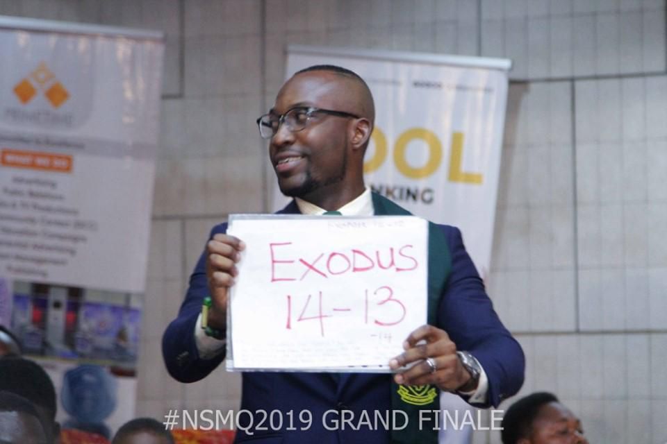 Old student using Exodus 14:13 to win