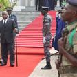 Gabon President Ali Bongo on Friday made his first public appearance outside the presidential palace since returning home in March after suffering a stroke