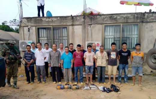 Illegal miners arrested