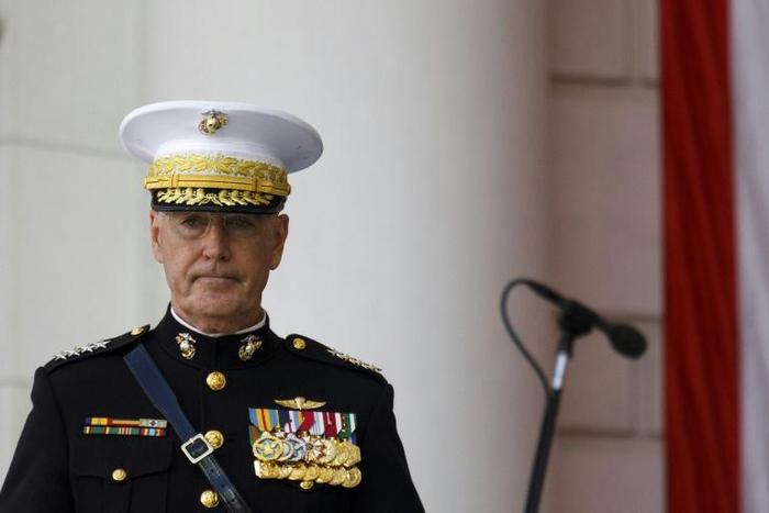 Gen. Joseph Dunford has reportedly said the United States wants to form a coalition to guarantee freedom of navigation in the Gulf