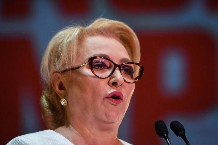 Romanian Prime Minister Viorica Dancila, pictured August 24, 2019, promised her country the government "continues to do its job"