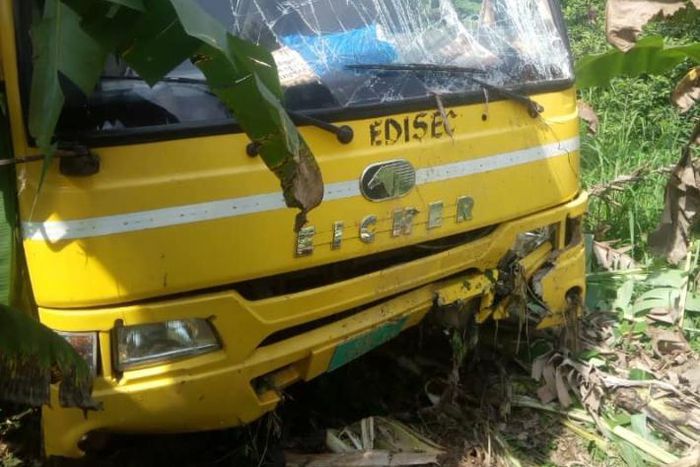 Edinaman SHS involved in an accident