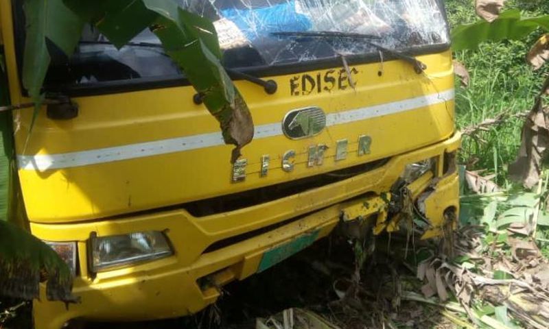 Edinaman SHS involved in an accident