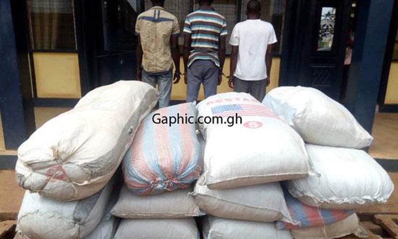 3 jailed in Tamale for possessing 13 bags of cannabis
