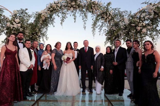 The couple got married on the banks of the Bosphorus
