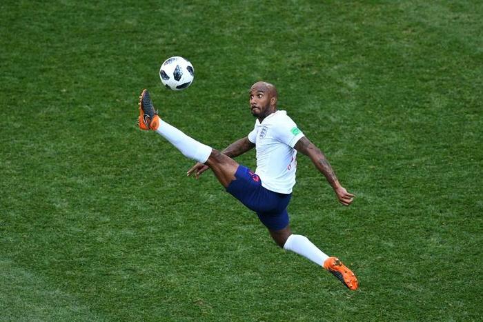 Fabian Delph played for England at the 2018 World Cup