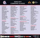Schools qualified for NSMQ 2019