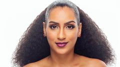 Juliet Ibrahim modelling for her own lash line called Shade by Juliet [Credit: www.dailypost.ng]