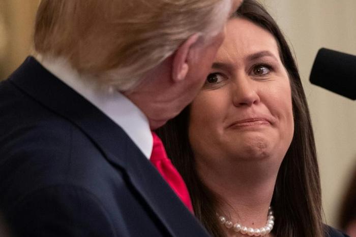 Outgoing White House Press Secretary Sarah Sanders says she loved her job, but she has been widely criticized for halting the long-established daily briefings