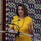 Nancy Pelosi addressing the Ghanaian parliament