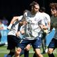 Gareth Bale warmed up with teammates on the pitch at the Balaidos Stadium in Vigo ahead of his surprise first start of the season