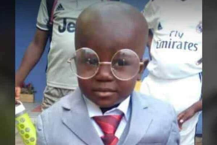 Viral photo of young boy who looks like president Akufo-Addo