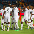 Black Stars celebrate goal against Guinea Bissau