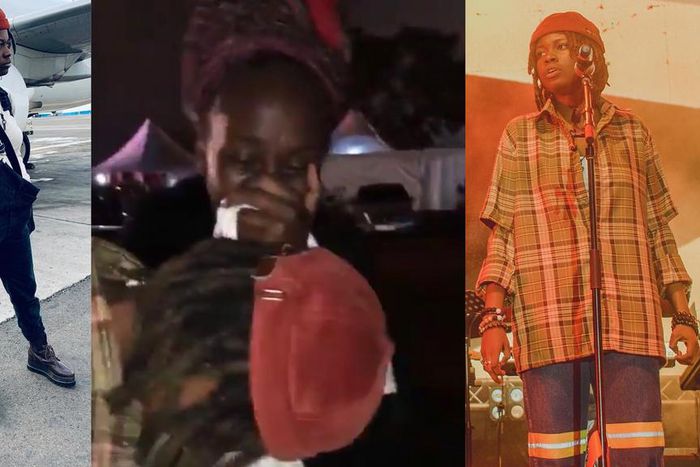 Kenyan fan tears down after meeting O.V in her country