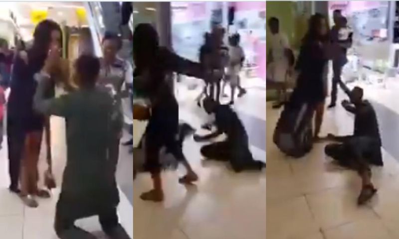 Man’s marriage proposal turns tragic as lady gives him hot slaps (video)