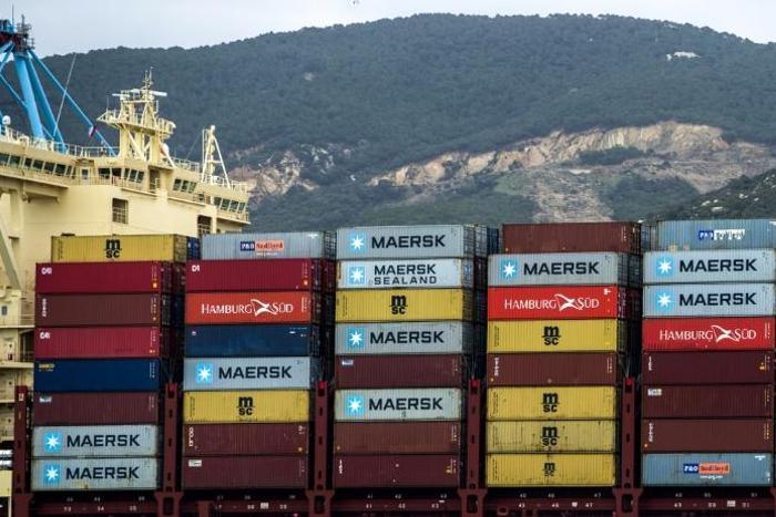 Containers at the Tanger-Med port, which is tripling its capacity to make it the Mediterranean's biggest facility for maritime cargo