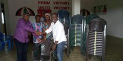 Former IGP, John Kudalor, donates plastic chairs to NDC