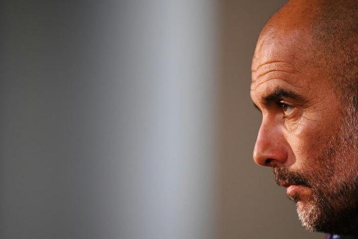 Focus: Manchester City boss Pep Guardiola is eyeing a third straight Premier League title