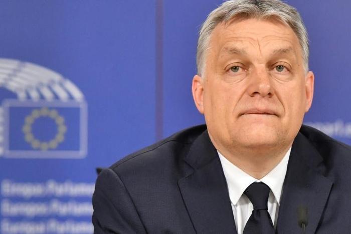 The European Commission has clashed repeatedly with Hungarian Prime Minister Viktor Orban's government, especially since the migration crisis of 2015; Orban is seen in a March 2019 image