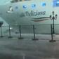 This photo grabbed from a video taken on July 7, 2019 and obtained on July 8, 2019 from Roberto Ferrucci (www.robertoferrucci.com) shows the 292-meter-long Costa Deliziosa cruise ship (right) close to a yacht (left) as it left Venice