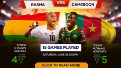 AFCON 2019: Cameroon vs Ghana