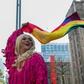 A drag queen takes part in the 23rd Gay Pride Parade in Sao Paulo, Brazil, paying tribute to "50 Years Since Stonewall," when gay bar patrons in New York clashed with city police