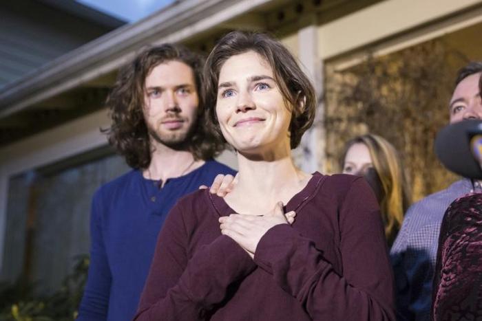 Amanda Knox, 31, has worked as a journalist, series host and podcaster since her 2015 acquittal for murder in Italy