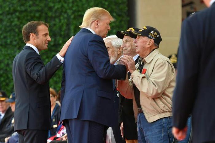Commentators applauded Trump for a solemn and emotional speech in Normandy Thursday that captured the essence of D-Day by paying tribute to the surviving veterans and friendship with France