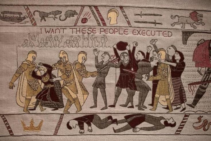 The team of volunteers at the Ulster Museum are putting the final touches to a 90-metre (300-foot) tapestry depicting all eight seasons of the fantasy saga