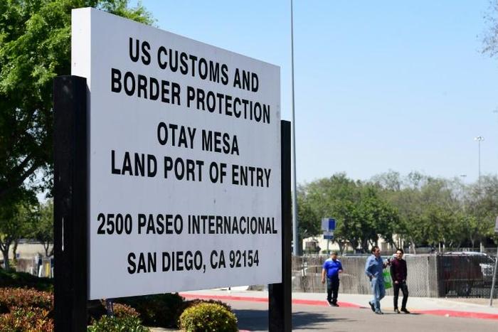 Democrats have slammed President Donald Trump's tactic of using tariff threats to press Mexico to curb the northward flow of migrants before they reach border points like this one in California