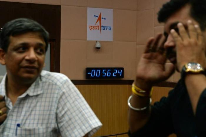 The launch of India's Chandrayaan-2 Moon mission was dramatically postponed just under an hour before liftoff