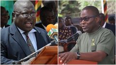 Martin Amidu and Charles Bissue